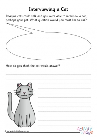 Cat Interview Writing Prompt