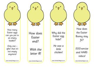 Chick jokes bookmarks