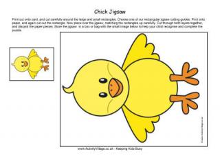 Chick jigsaw