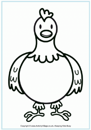 Drawing Chicken Colouring Royalty-Free Images, Stock Photos & Pictures |  Shutterstock