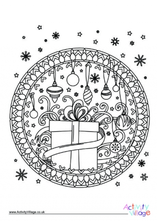 Christmas Colouring Design 2