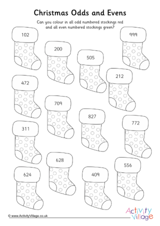 Odd and Even Numbers Sort Christmas Theme  Christmas teaching, Pocket chart  activities, Fun math activities