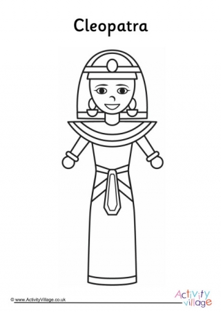 cleopatra drawing for kids