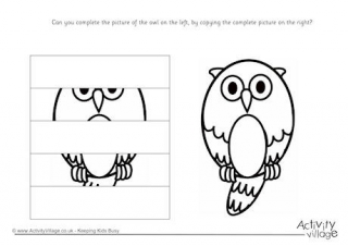 Free Printable Owl Template from www.activityvillage.co.uk