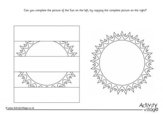 Complete The Sun Puzzle