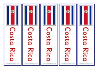 Costa Rica Bookmarks