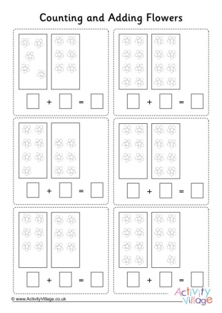 Counting and Adding Flowers