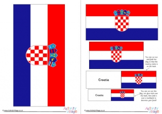 Download Croatia Flag Printables For Kids
