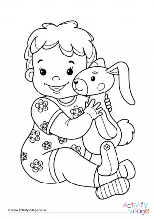 toy box coloring page