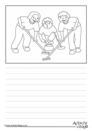 Curling Story Paper