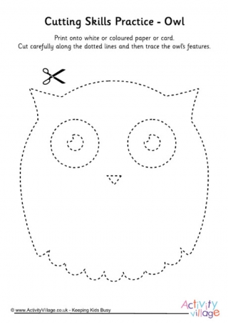 Owl Cutting Practice