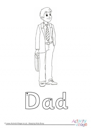 Father's Day Handwriting Worksheets