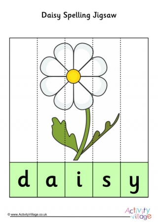 Daisy Spelling Jigsaw