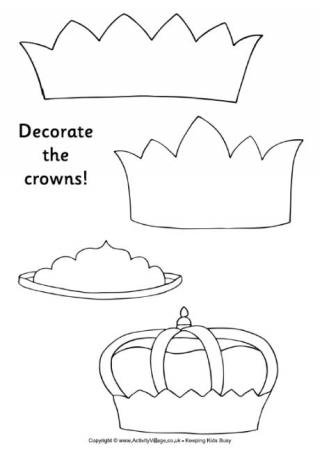 printable crown template