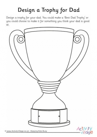 Design a Trophy for Dad