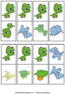 Dinosaur Snap Cards