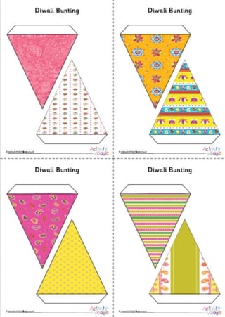 Bunting Cake Topper Confetti Party Cake Bunting Printable - Etsy