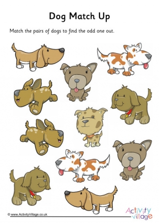 Find the different one hotsell dog puzzle