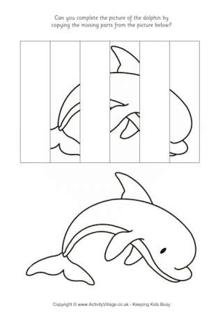 Complete the Dolphin Puzzle