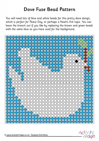 Dove Fuse Bead Pattern