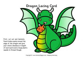 Dragon Lacing Card