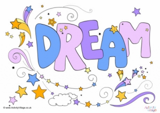 Dream Word Poster