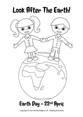 Eearth Day Coloring Pages 10