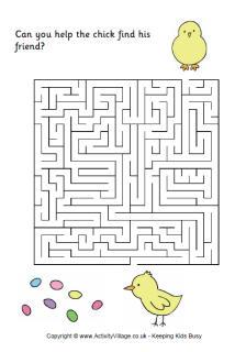 Easter Mazes