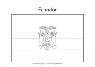 ecuador coloring page