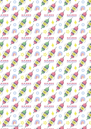 Eid Scrapbook Paper