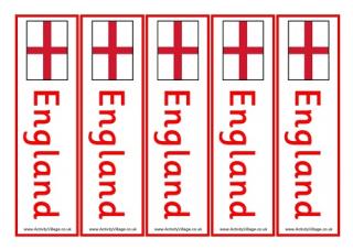 England Bookmarks