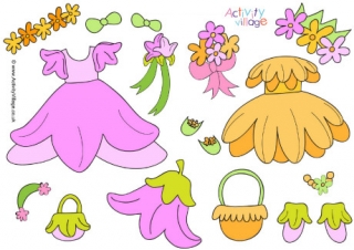 Fairy Paper Dolls Clothes