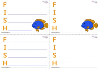 Fish Acrostic Poem Printable