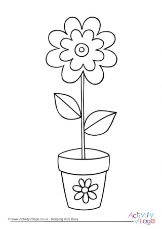 Flower Colouring Pages