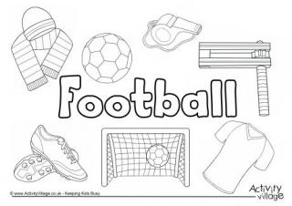 english football coloring pages