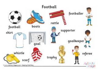Goal. Learn football vocabulary with Vocabla