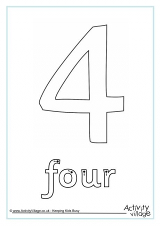 Number Word Finger Tracing Worksheets