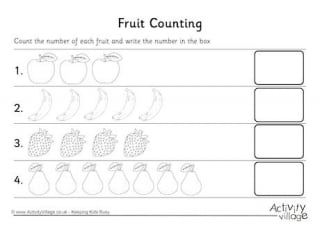 Harvest Maths Worksheets