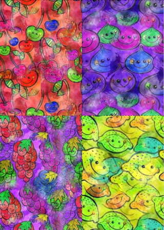 Fruity Scrapbook Paper - Large