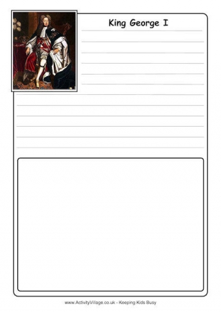George I Notebooking Page