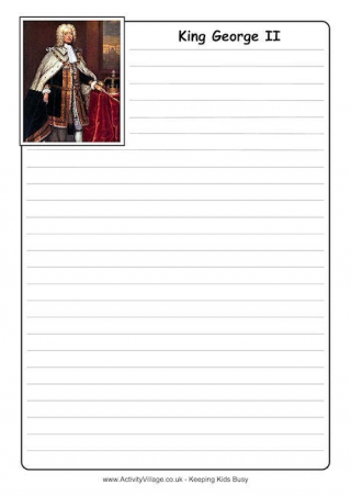 George II Notebooking Page