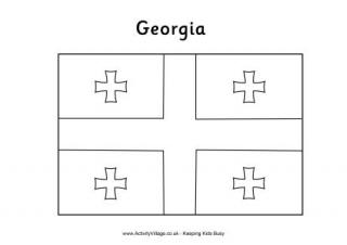 Georgia Flag Printables