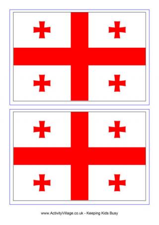 Georgia Flag Printable