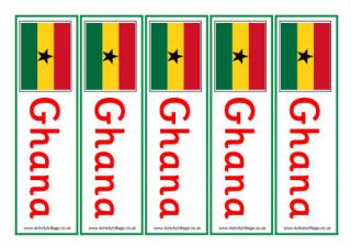 Ghana Flag Printables