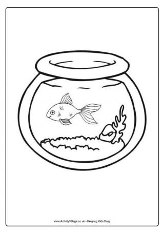 Goldfish Colouring Pages