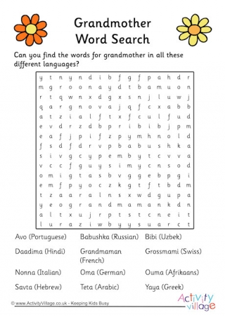 family word search 2