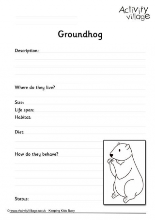 Groundhog Day Printables