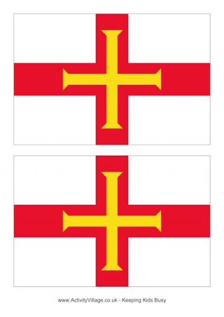 Guernsey Flag Printable