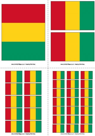 Guinea Flag Printable