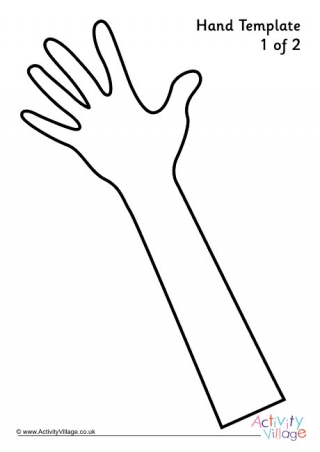 hand and arm template